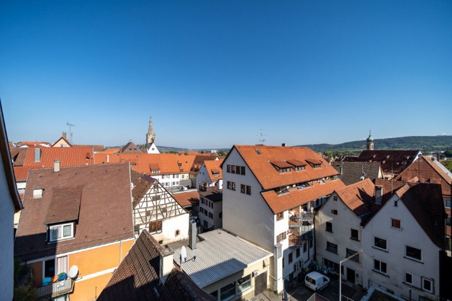 Aussicht Zimmer Dachgeschoss Maisonettewohnung Rottenburg am Neckar
