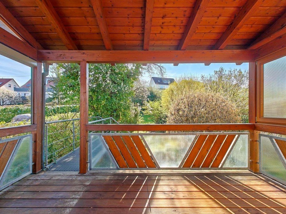 Balkon Doppelhaush�lfte Pfullingen