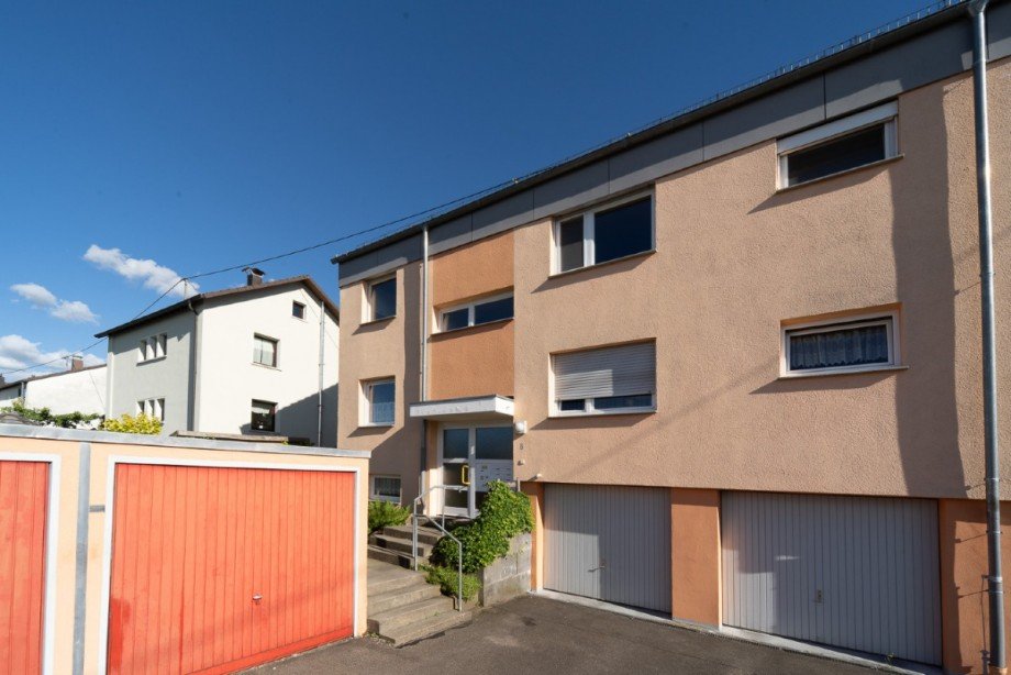 Aussenansicht Hofseite Wohnung Reutlingen