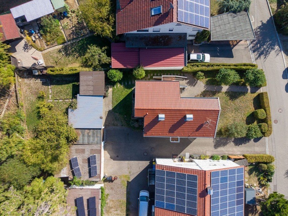 Luftaufnahme Zweifamilienhaus Bempflingen