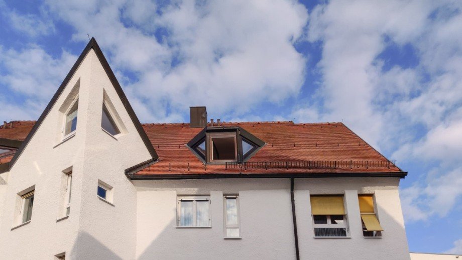 Au�enansicht Dachgeschosswohnung Pfullingen