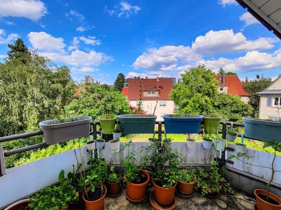 Ost Balkon Dachgeschosswohnung Reutlingen