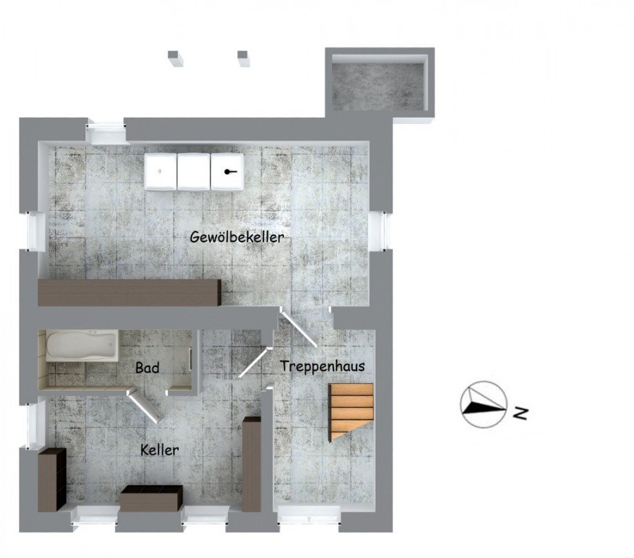 Kellergeschoss Einfamilienhaus Reutlingen