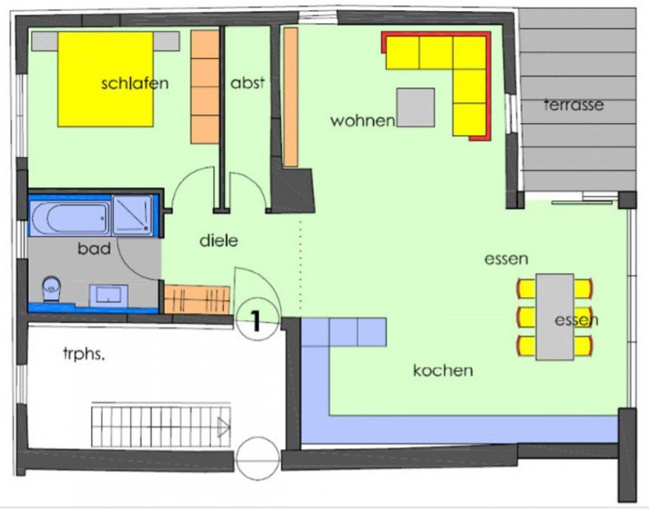 Grundriss Wohnung Metzingen