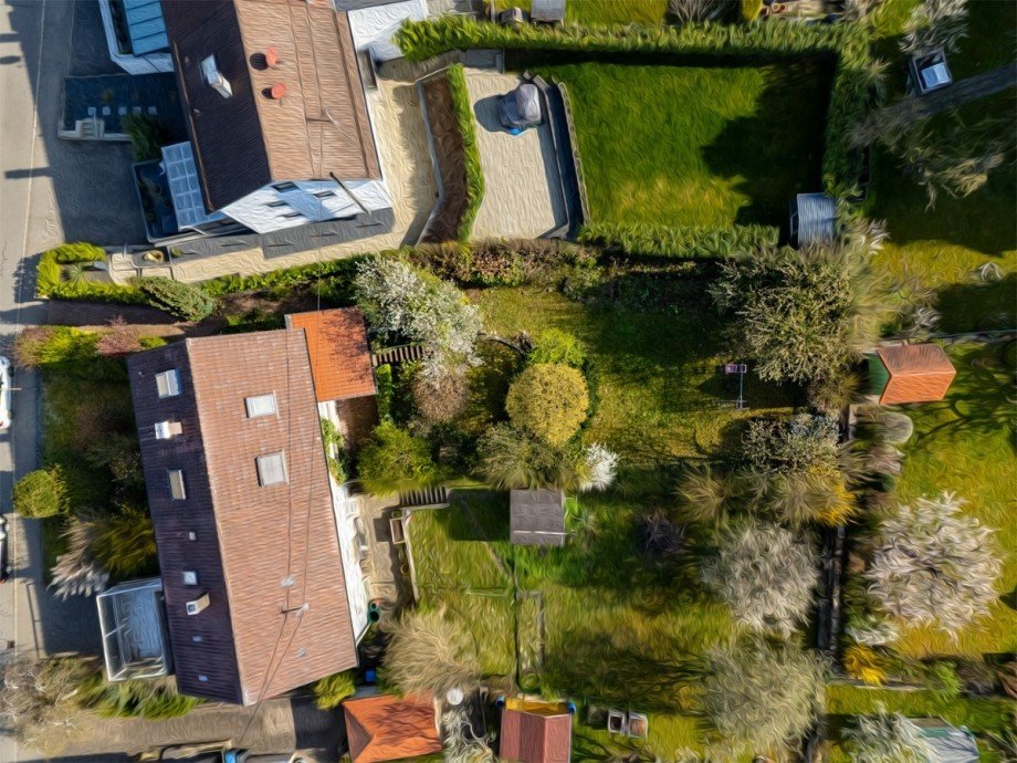 Aussenansicht Doppelhaush�lfte Pfullingen