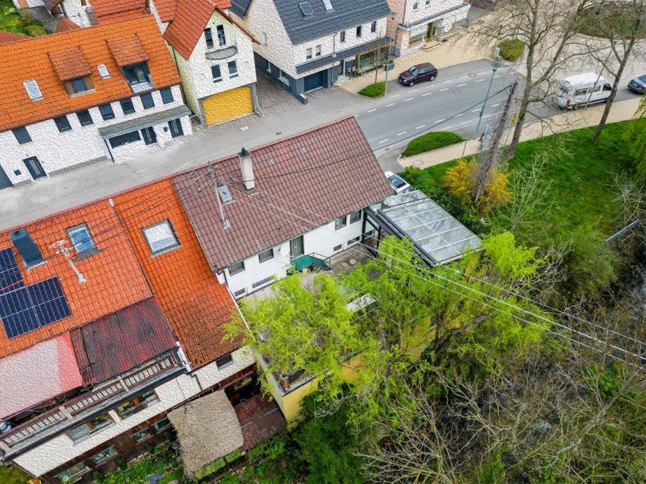 Luftbild Reihenendhaus Metzingen