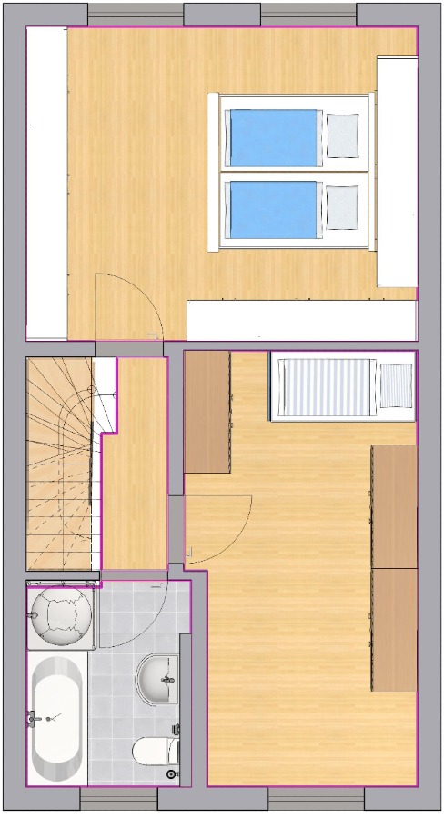 Obergeschoss Reihenendhaus Reutlingen