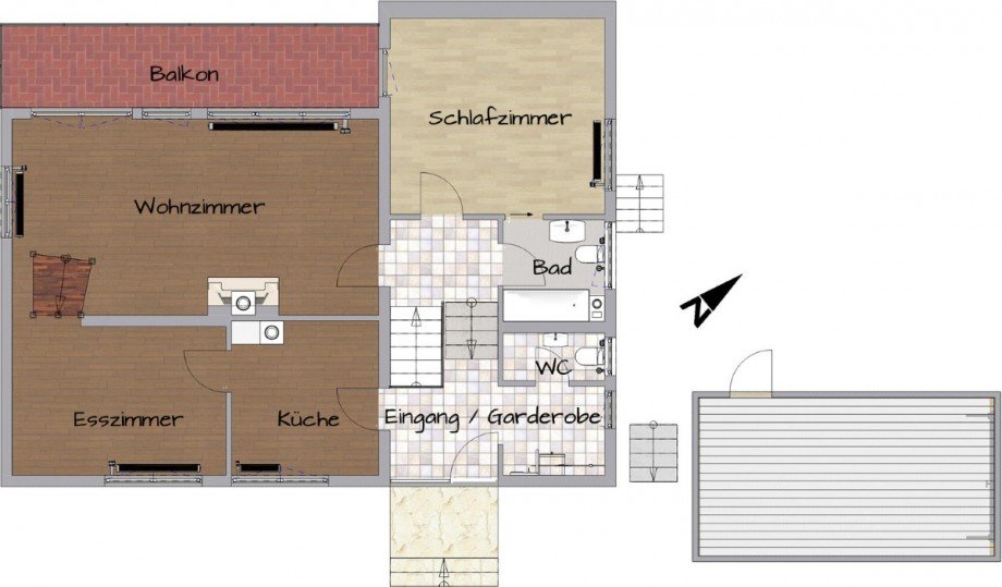Erdgeschoss Einfamilienhaus Reutlingen