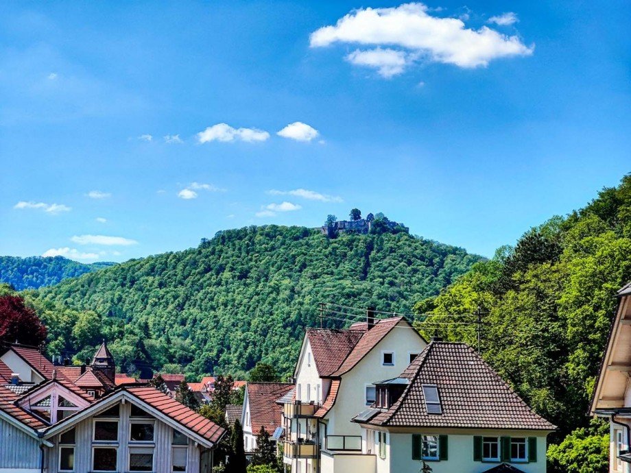 Aussicht auf den Hohen Urach Mehrfamilienhaus Bad Urach