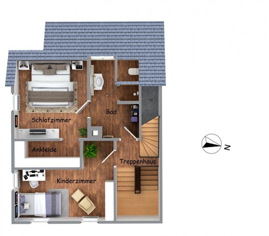 Obergeschoss Einfamilienhaus Reutlingen