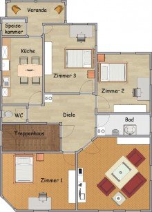 Erdgeschoss Sanierungsobjekt, Mehrfamilienhaus am Krankenhaus Reutlingen