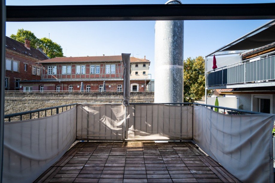Balkon Maisonettewohnung Rottenburg am Neckar