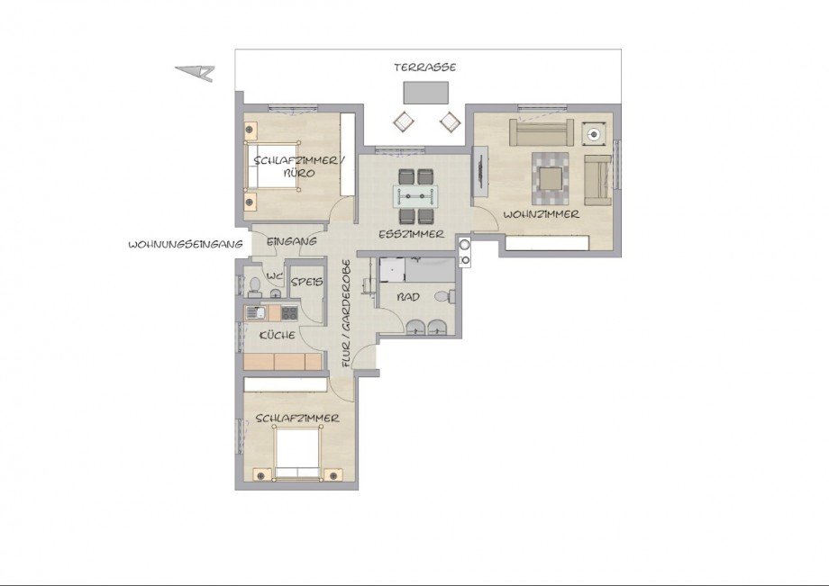 Untergeschoss Wohnung Reutlingen