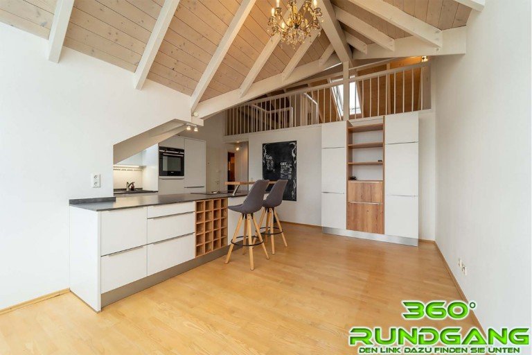 Wohn- Essbereich B�blingen Wohnung 3-Zimmer Galeriewohnung in B�blingen mit Einbauk�che und Balkon