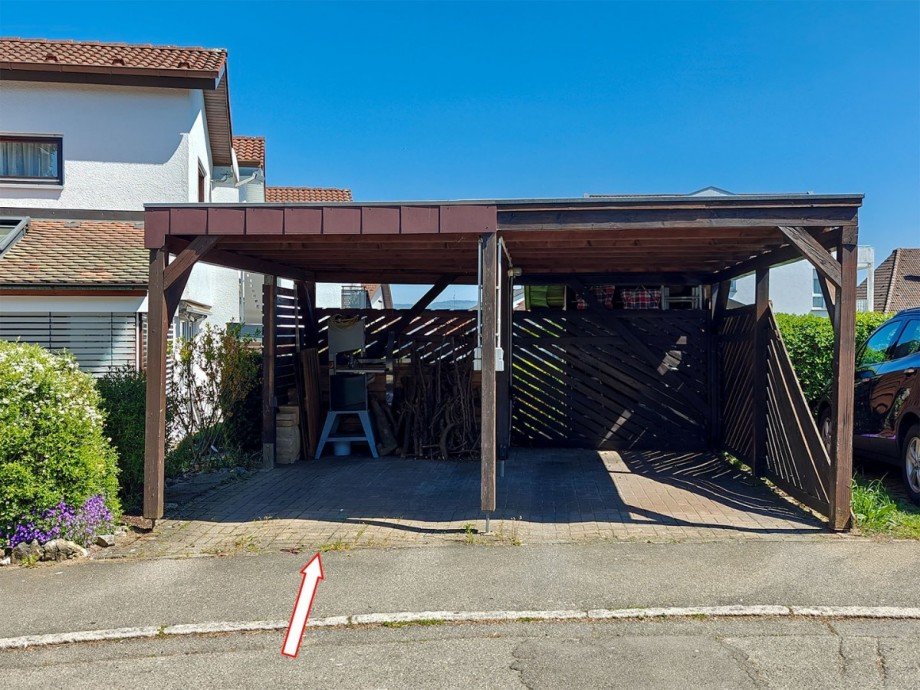 Carport Reihenmittelhaus Reutlingen