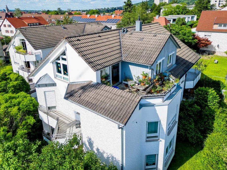 Au�enanischt Dachgeschosswohnung Reutlingen