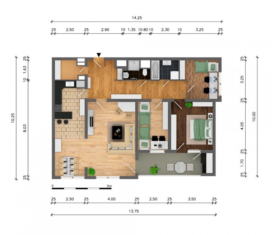 17. Stockwerk Wohnung Reutlingen